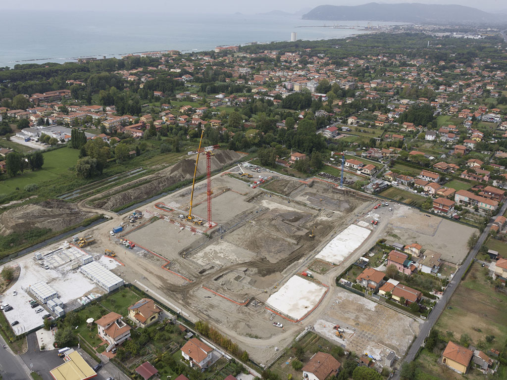 Realizzazione degli impianti wellpoint per la costruzione del Nuovo Ospedale delle Apuane A Massa Carrara
